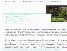 Tablet Screenshot of camposdegutierrez.org